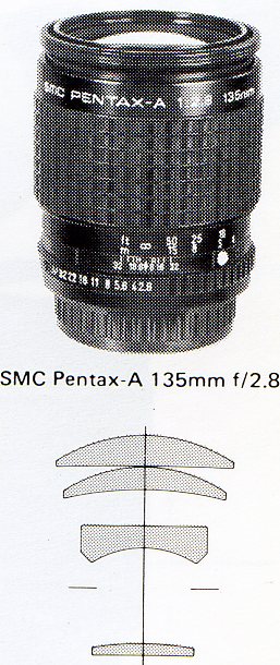 SMC Pentax A 2,8 / 135 мм он же Takumar 2,8 / 135 мм