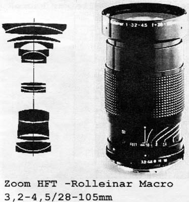 Zoom Rolleinar 3,2 - 4,5 / 28 - 105 мм