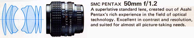 SMC Pentax 1,2 / 50 мм