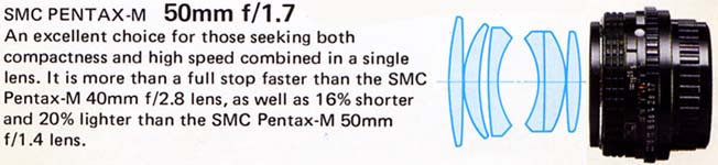 SMC Pentax-M 1,7 / 50 мм