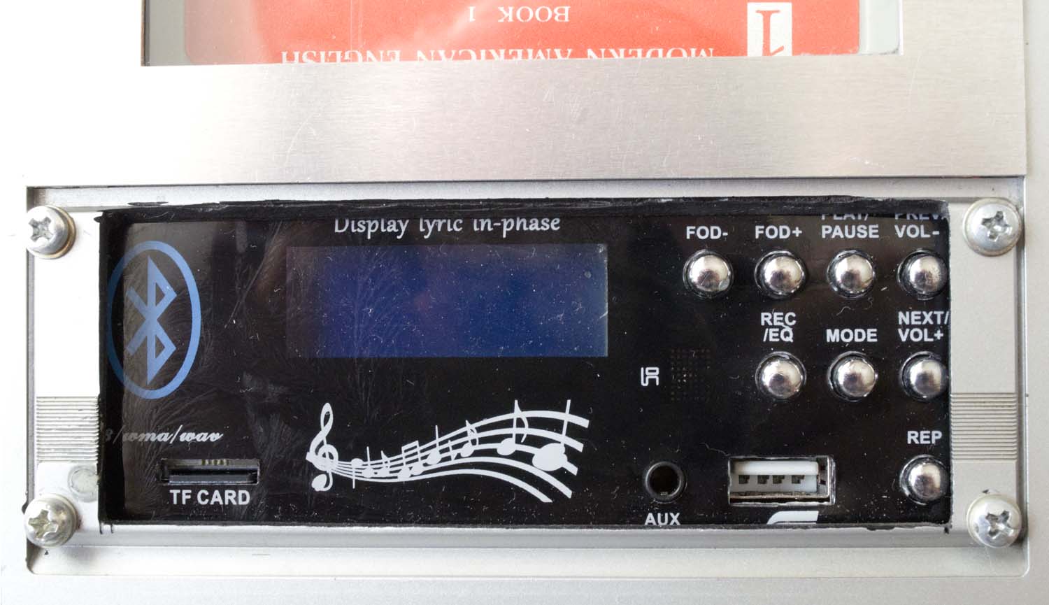 Магнитола SANYO + тюнинг + встраиваемый модуль USB-Micro-SD-TF-card MP3 VMA WAV Bluetooth Radio Line Input Microphone All Stereo 
