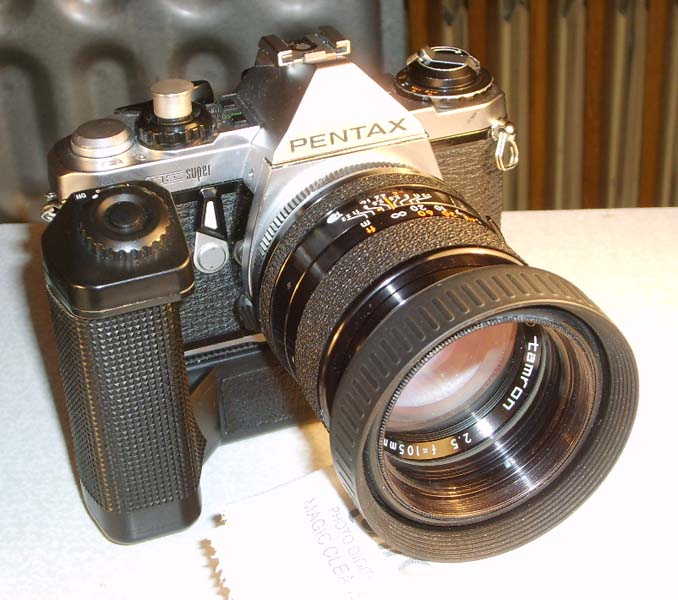 Pentax ME super + BBAR МС Tamron 2,5 / 105 мм