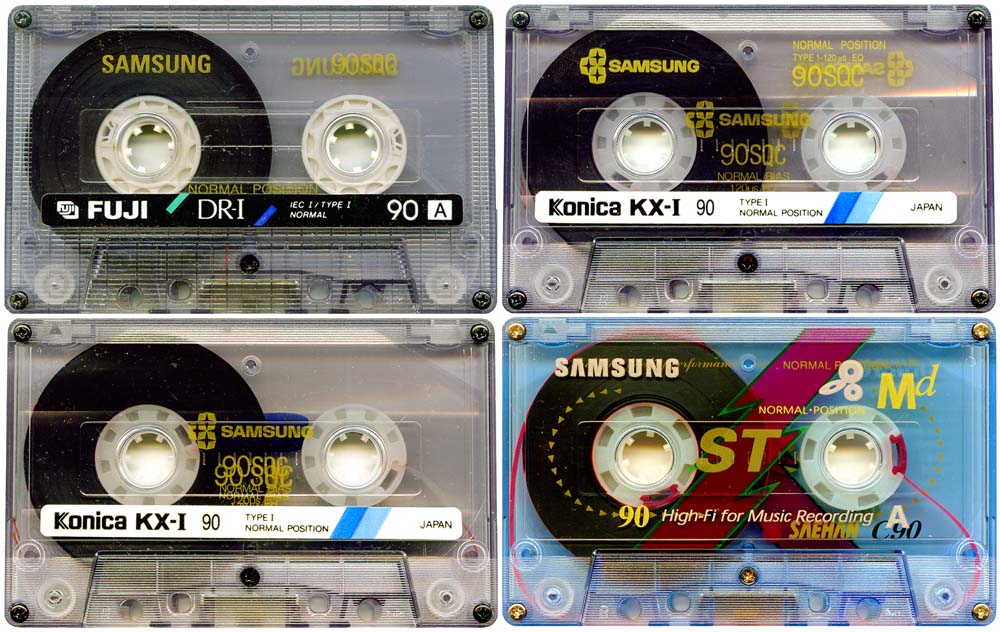 Одни из самых поздних корейских кассет от SAMSUNG