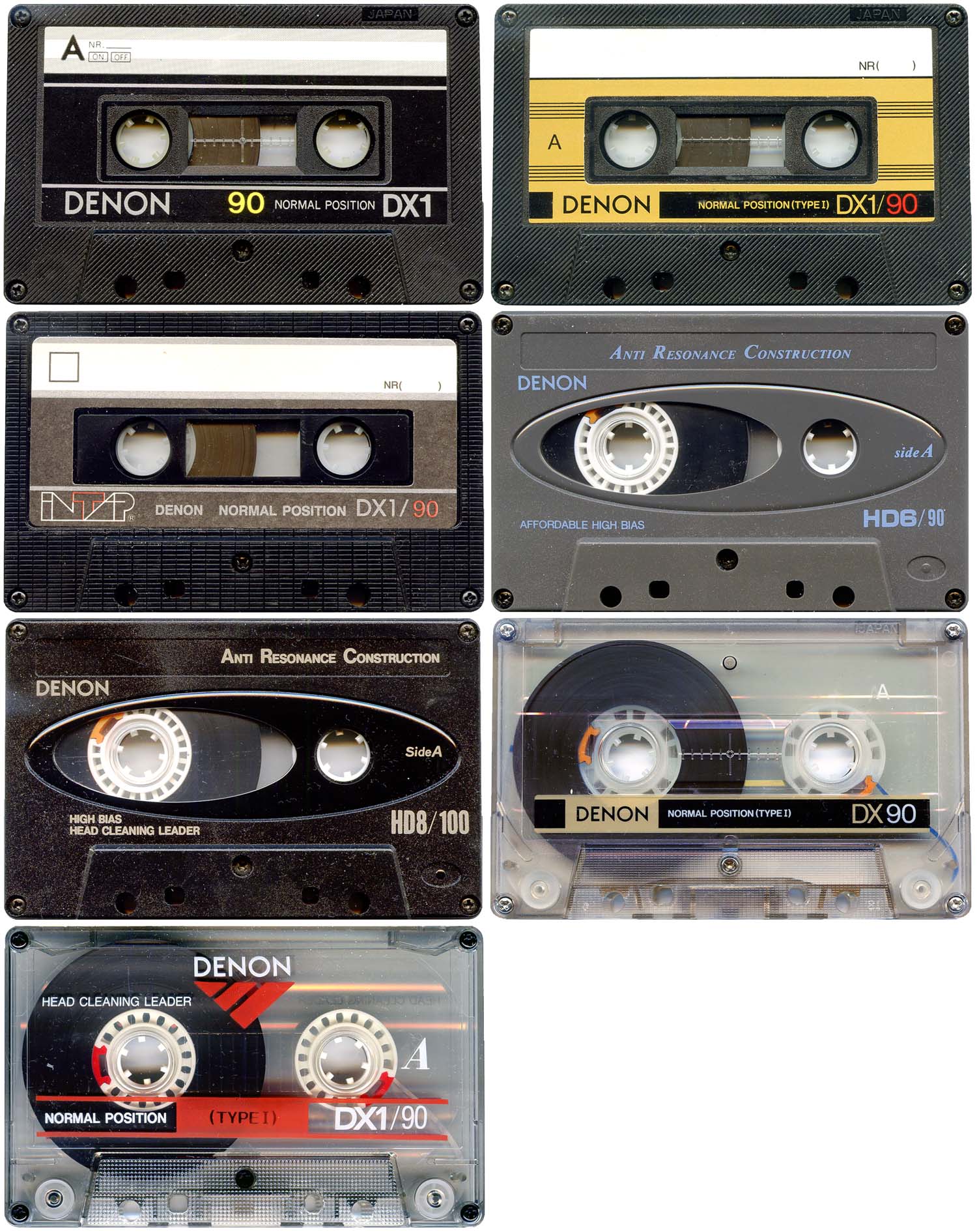 Музыкальные кассеты Denon compact cassetes 