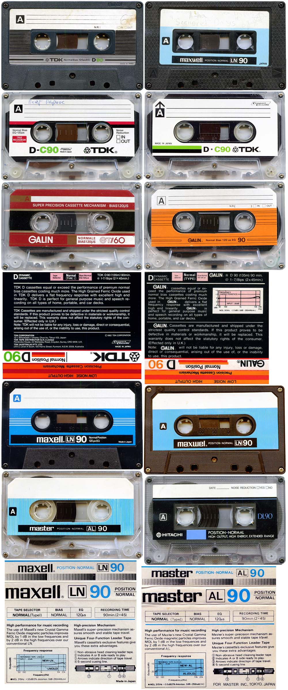 Фальшивые и поддельные кассеты
