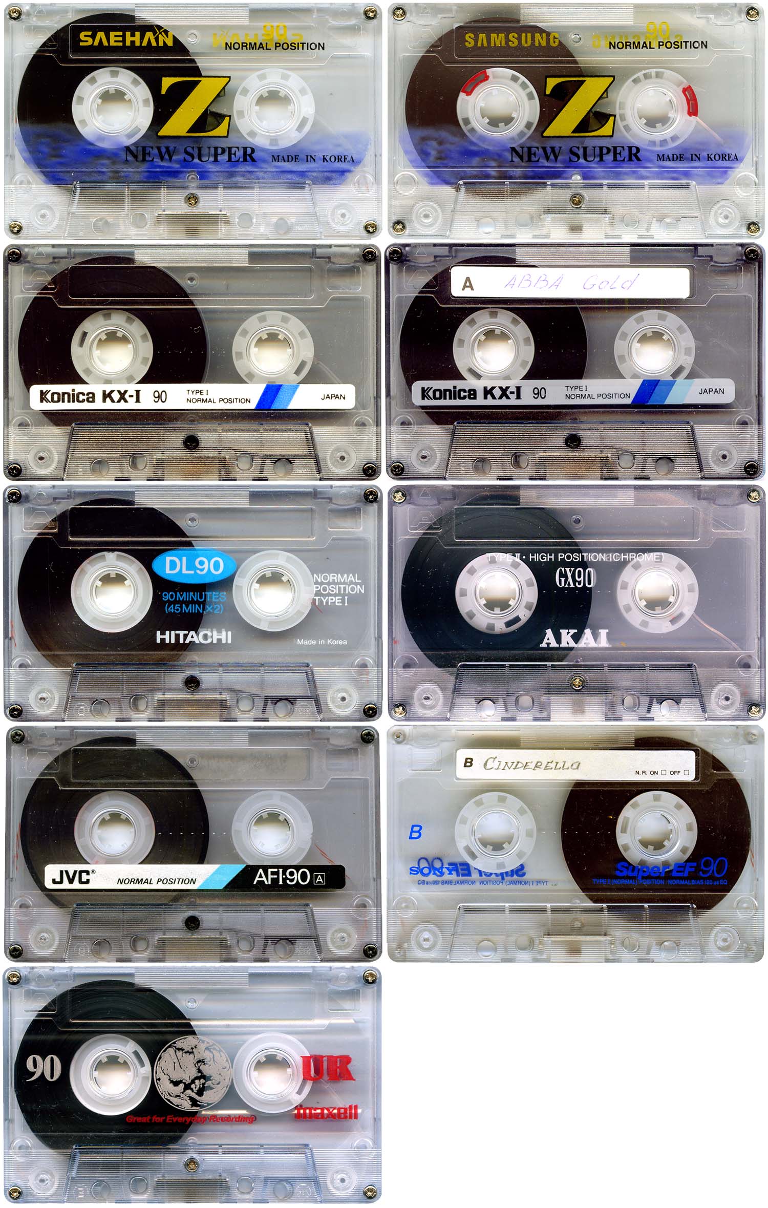 Одни из самых поздних корейских кассет от SAMSUNG ( SAEHAN )