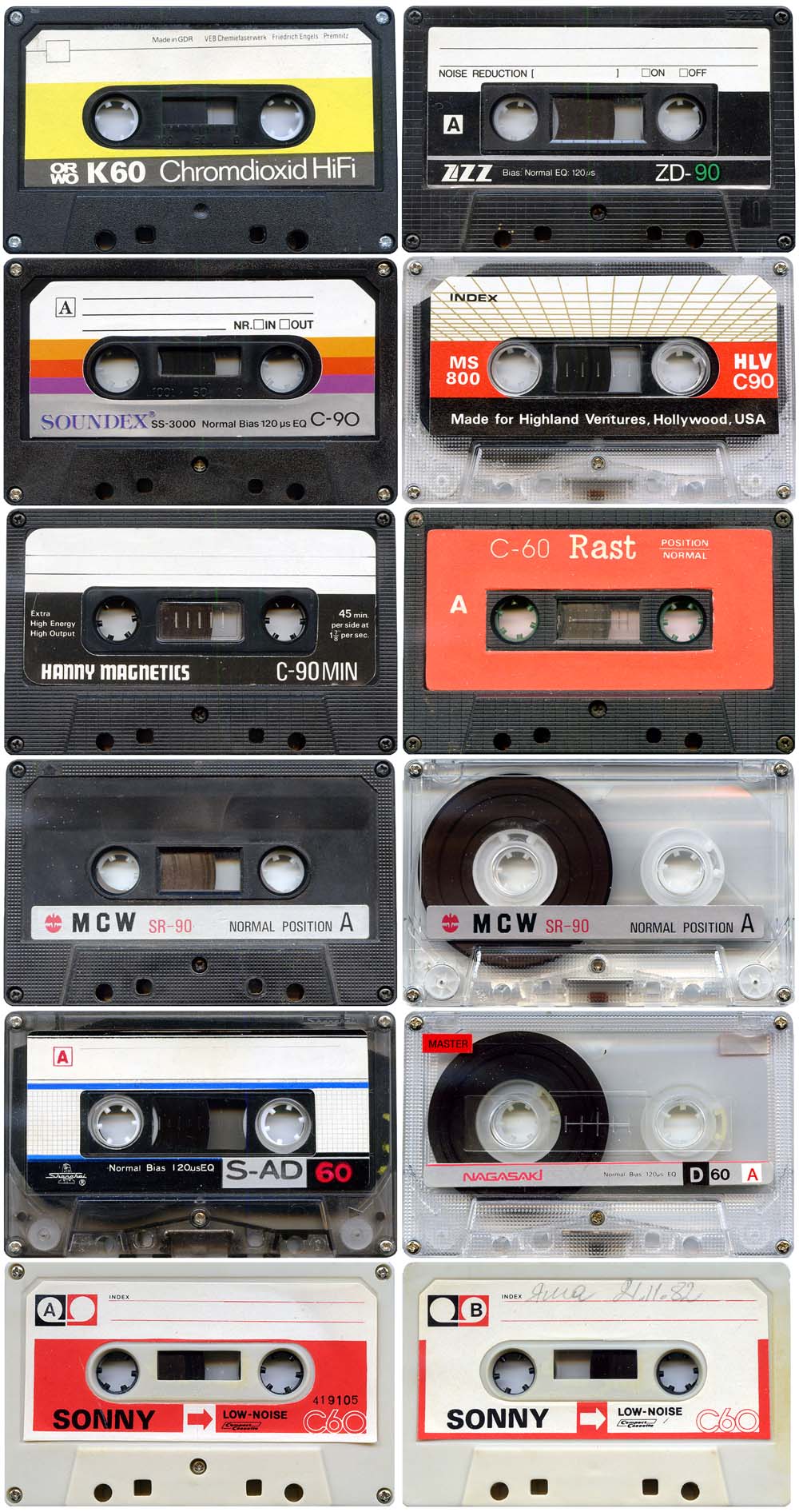 Псевдо фальшивые кассеты