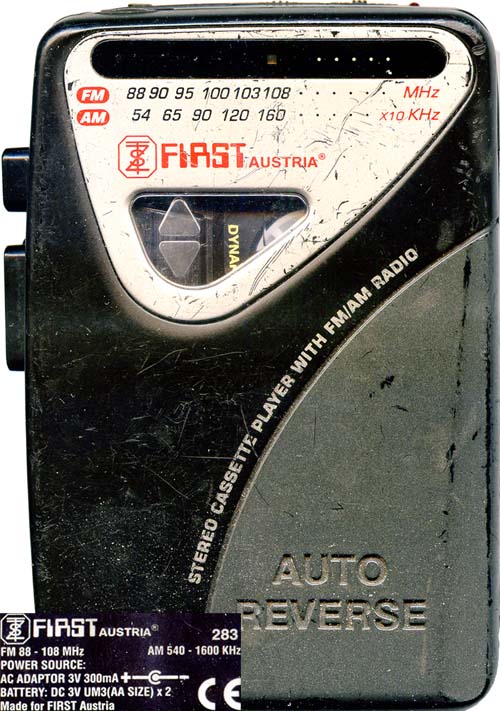 Кассетный стерео радио плеер FIRST Austria stereo radio cassete player