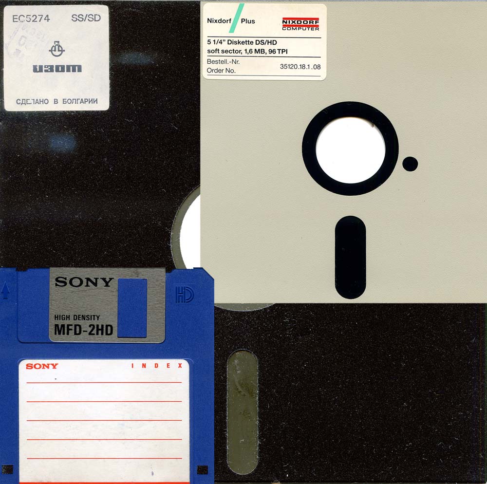 Компьютерные дискетты и флоппи диски