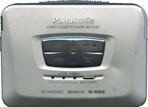Сенсорный электронно логический кассетный плеер Panasonic