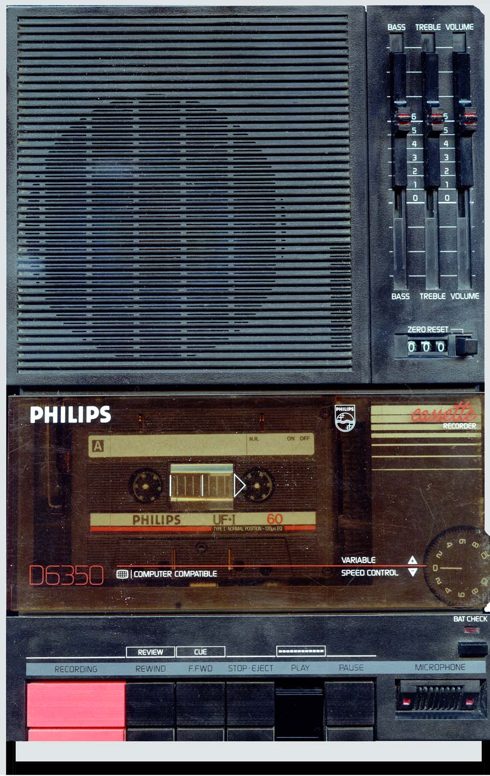 Кассетный магнитофон пенал планшет Philips для компьютера