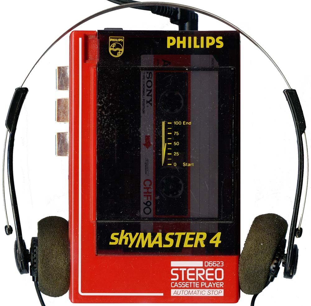 Кассетный стерео плеер Philips Sky master stereo cassete player