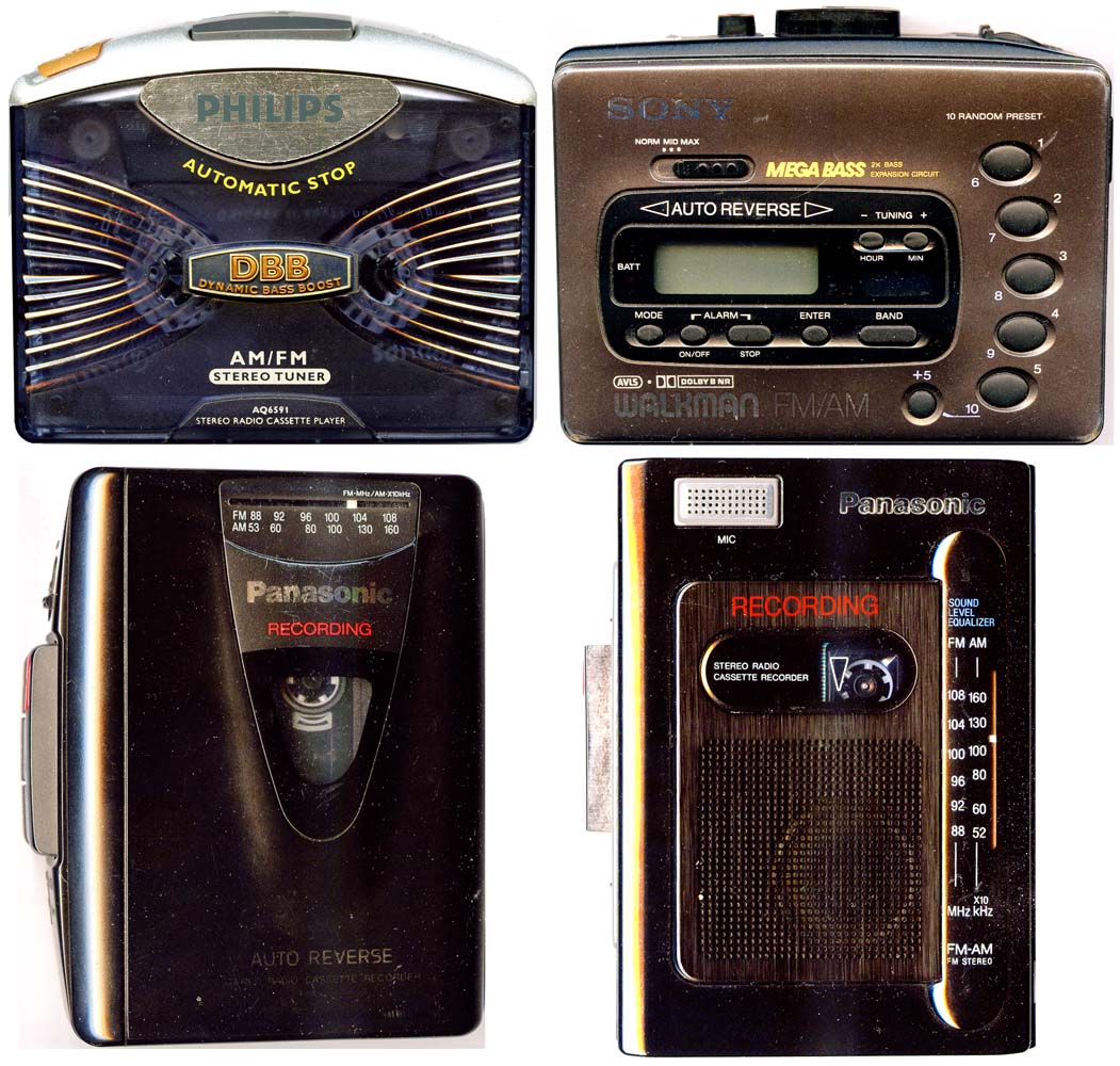 Кассетные плееры stereo cassete radio players 