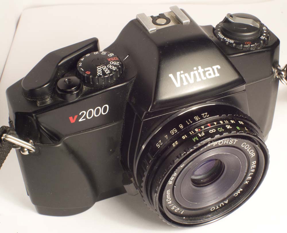 Vivitar v 2000 + Porst 2,5 / 40 mm