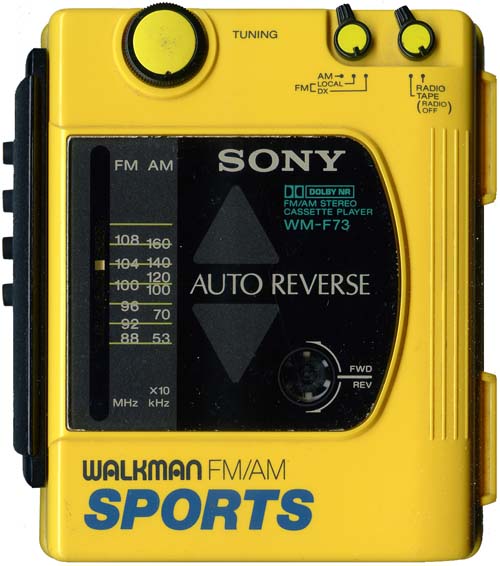 Спортивные кассетный плеер SONY Walkman sports stereo radio cassete player