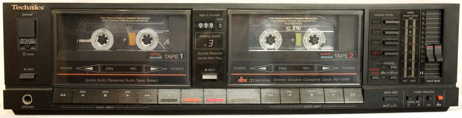 Сенсорная двух кассетная дека Technics RS-W8R
