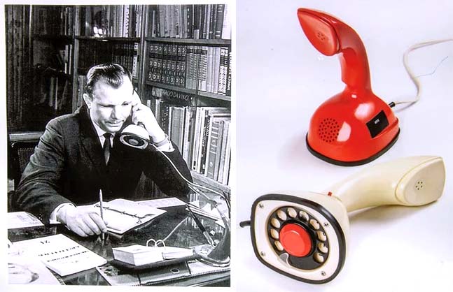 Телефон Ericsson Gagarin disc telephone который был у Юрия Гагарина Disc Telephone